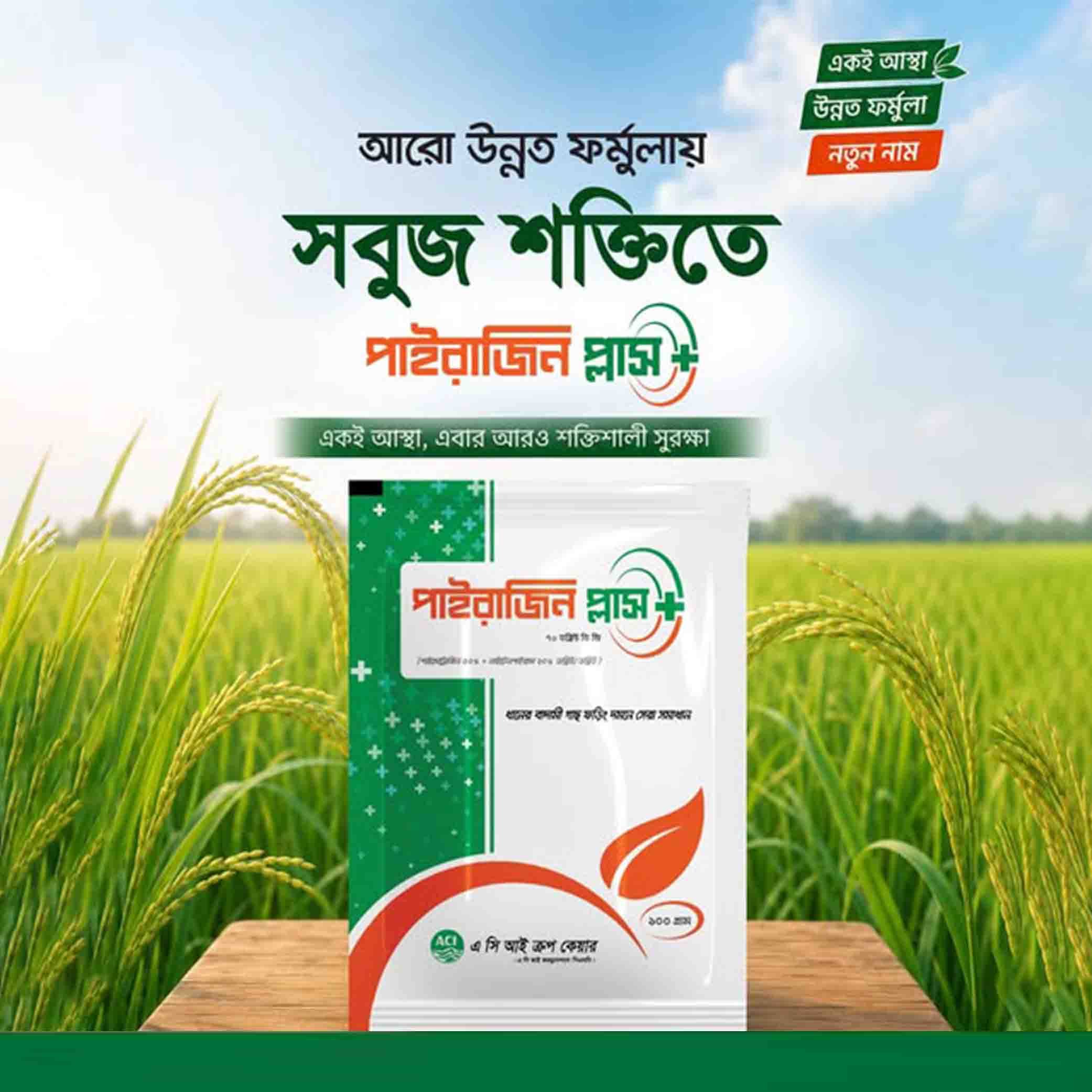 পাইরাজিন প্লাস ৭০ ডব্লিউডিজি কীটনাশক - ২৫ গ্রাম